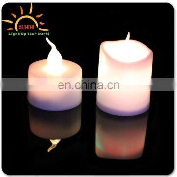 LED colored lighted candle/home deco lighted candle/LED candle