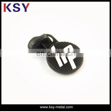 Black Custom Metal Zipper Puller