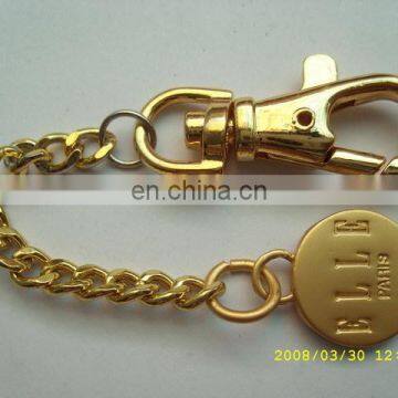 Low MOQ lanyard accessories snap hook key ring