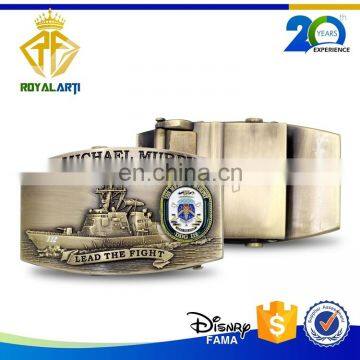 Zinc Alloy Men Fashion Metal Belt Buckle with Custom Logo