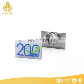 Factory Custom Business Logo Lapel Pin in Offset Printing