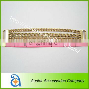 New style metal chain decorative connectors for swimwear