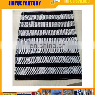 wholesale household 2 colour combine cheap cotton basketweave kitchen tea towel