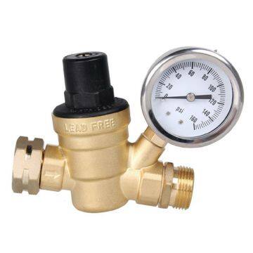2018 Горячая Продажа Регулятора Давления Воды Из Латуни С Манометрами