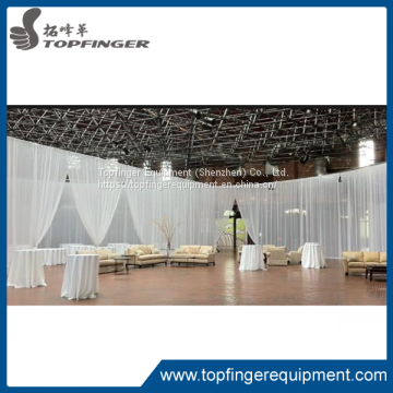 Pipe and drape dome canopy round wedding mandap for event