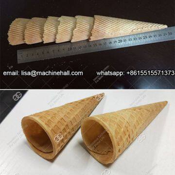 Commercial Ice Cream Cone Biscuit Making Machine|Sugar Cone Maker Machine For Sale photo-2