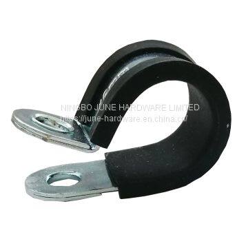 Galvanized steel W1 rubber hose clamp