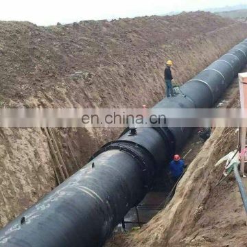 Welded steel pipe for low pressure fluid transportation