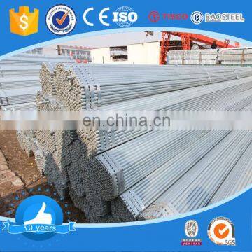 Galvanized steel tube, steel hollow section, galvanized steel pipe for greenhouse frameworks or oil and gas delivery