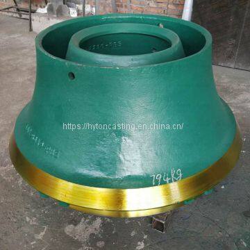 casting parts bowl liner suit gp200 metso nordberg cone crusher