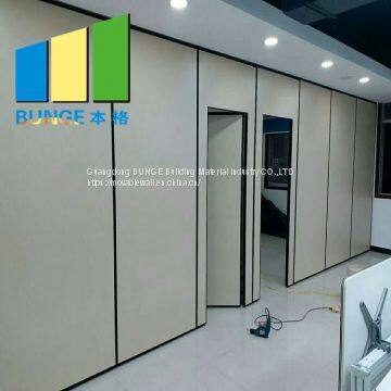 Gymnasium Classroom Folding Partition Walls Operable Walls With Customized Color