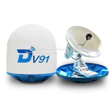 Ditel V91 90cm marine antenna dish satellite ship gps antennas vsat dish ku band  portable internet satellite dish antenna