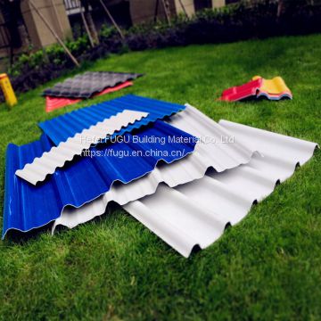 PVC Coated Synthetic Resin Roof Tile PVC Panel Corrugated Sheet For Houses