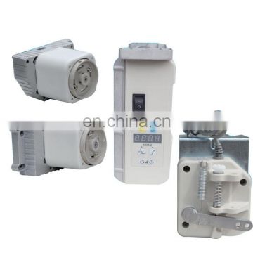 Direct drive interlock AC sewing machine servomotor system