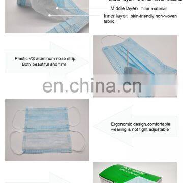 Face Masker With 3 Layer Filter PPE Disposable Medical Mask Wholesale photo-3