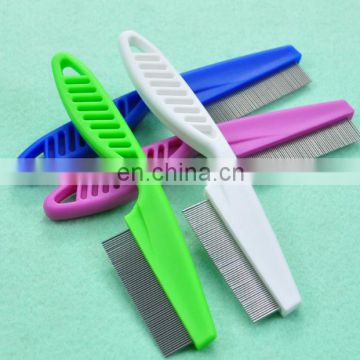 Pet Comb Dense Fine Teeth Brush Stainless Steel Flea Removing Comb