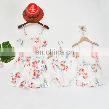 2020 Summer Patchwork Family Matching Outfits Clothes Mother Daughter Dresses Summer Toddler Newborn Baby Girls Boys Clothes photo-5