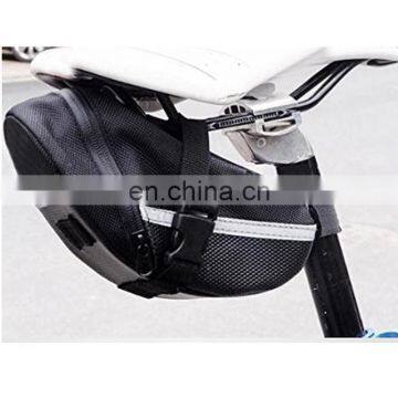 High Quality Non-slip Leather Strap-on Bicycle Bag Tailer Waterproof Motor Bike Bag