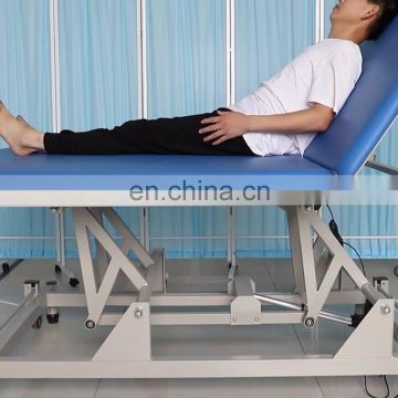 Rehabilitation 2 Section Electric PT Training Bobath Bed