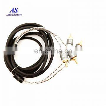 OFC 2RCA-2RCA Car Audio Rca Cables Length 4 Channel 17ft photo-4