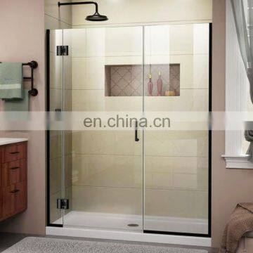 China Black Luxury Bath Cabin Enclosed Glass Shower Room