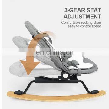 Certificated New Baby Automatic Rocking Chair Baby Sleep Cradle Chair