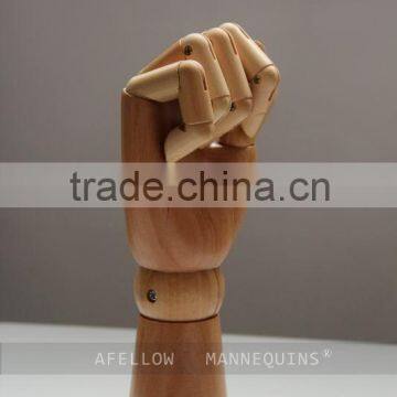 male female wooden display hand for jewelry display