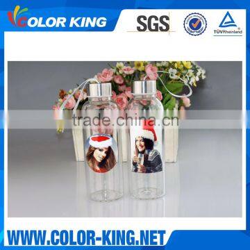 New Arrival 420ml Sublimation Printing Glass Bottle