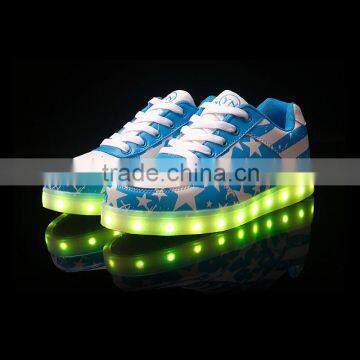 Hot Sale Gold led Shoes Silver led Shoes Fashion Adults Light Up Shoes Wholesale For Retails