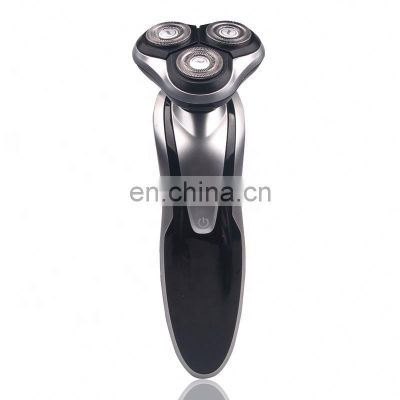 Black 3 heads back shavers for men flexible good quality portable side anti-skid electric shavers