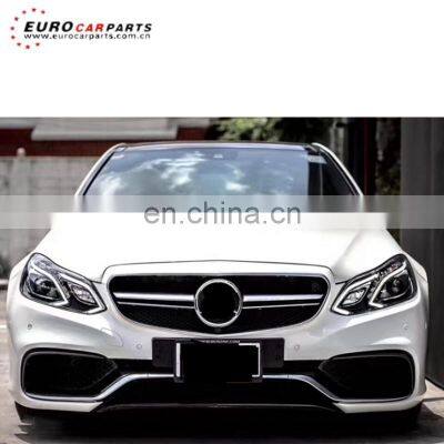 Hot sale E class W212 E63 PP material body kit for W212 E200 E260 E300 E350 E400 facelift 2010 to 2016y W212 E63 car auto bumper