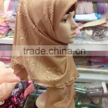 SJ006 clearance sale 2014 gilding muslim square scarf