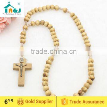 Wooden Bead Rosary