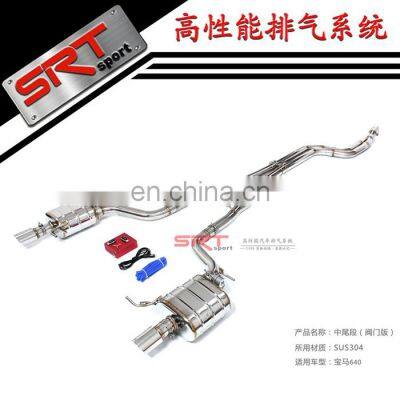 Electric Exhaust Valve for Bmw 6 Series Exhaust System Catback With Quad Double Tip photo-2