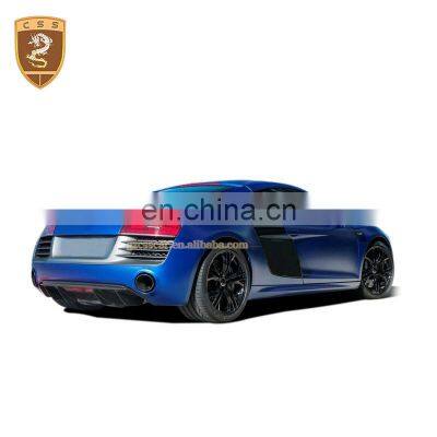 for audi r8 v10 carbon fiber rear diffuser bumper lip kits