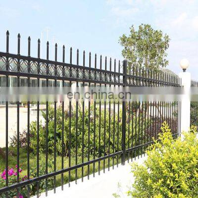 Europe Zinc Steel garden  cheap fence  Wrought Iron Fence