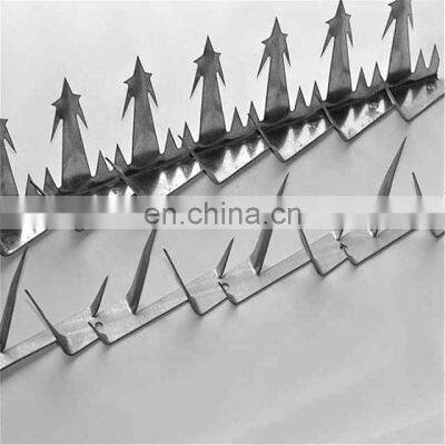 Hot Dipped Galvanized Anti Wall Climbing Spikes Wall Spikes Razor Barbed Wire Fence Sale photo-3