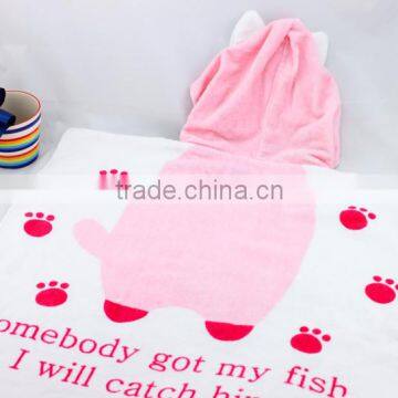 Lovely Animal Patten Baby Bathrobe photo-2