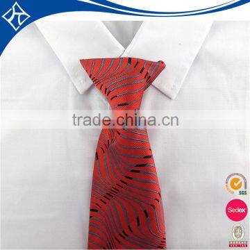 New design promotion woven silk clip tie