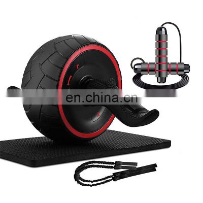 New design fitness AB wheel roller core exercise abdominal wheel training device Resistance band and jump rope