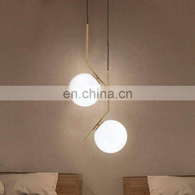 Simple Designer Glass Ball Pendant Light E27 Decoration Home Lighting