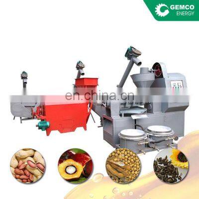 10 tons small edible oil processing plant uses premium quality hazelnut palm kernel oil press machine