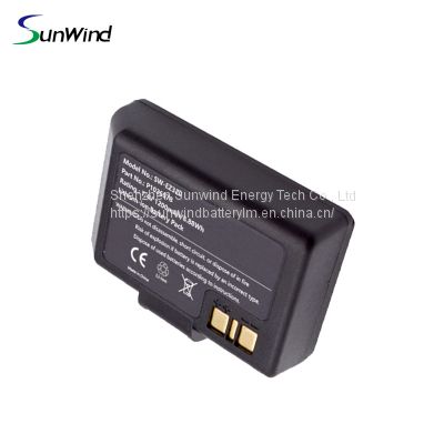 Replacement 7.4V 1200mah li ion Battery for Zebra EZ320 label printer battery