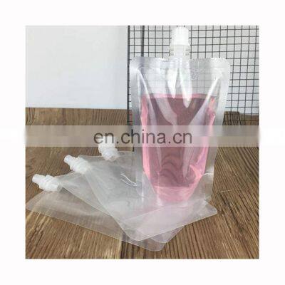 Factory Wholesale Various Colors Food Grade Material Ecological Nozzle Plastic Bag