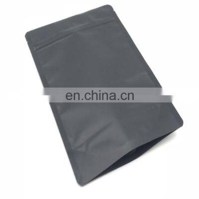 Matt finished Custom Food Grade tea Plastic Bag with foil material tea stand up packing bag