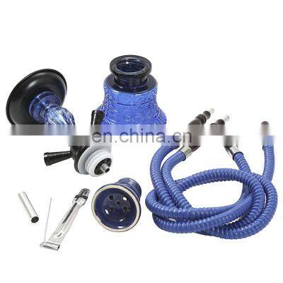 Wholesale Supplies Designs Fancy Wholesale Egyptian 2 Pipe Russia Shisha Hookah Portable photo-5