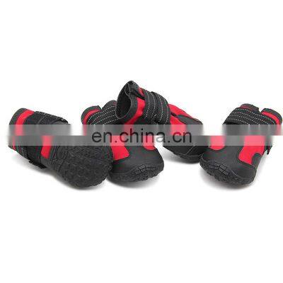 Big Soft Waterproof Nonslip Sole Pet Supplies Sports Walking Running Fashion Autumn Winter Custom Pet Boots Dog Shoes photo-4