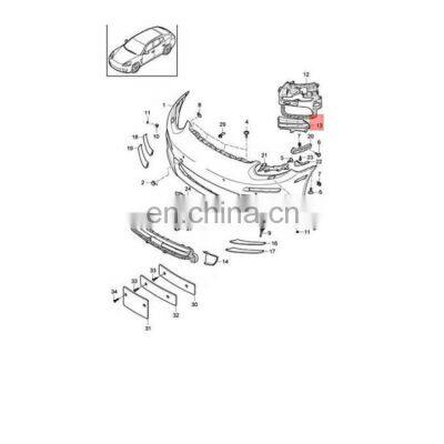 OEM 97050555500 97050555600 Front Bumper Grille Fit for Porsche Panamera 2014-2016 photo-5