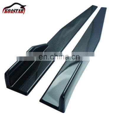 Universal 75cm Side Skirt Extension Rocker Splitters Winglet Wings Canard Diffuser