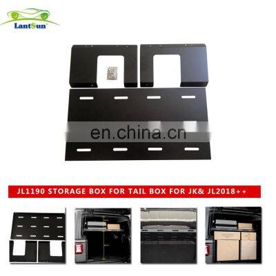JL1190 Car Storage Organiser Bracket Tail Box Partition for Jeep JK and JL photo-2